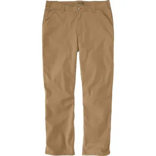 CARHARTT Rigby Dungaree Loose Straight Fit Beige 32/34