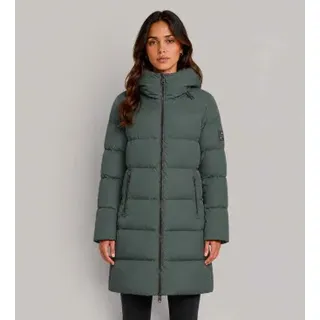ECOALF für Damen. MCWGAJKMANLI0987W26-106 Dunkelkhakifarbene Manlie-Jacke (M), Lässig, Grün, Recyceltes Polyester