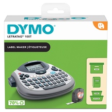 DYMO LetraTag 100T Etikettendrucker Tischgerät QWERTY-Tastatur, Blau