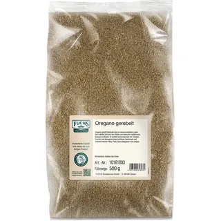 Fuchs Professional - Oregano gerebelt | 500 g im Großeutel | Profi-Qualität für Großverbraucher, Restaurants, Gastronomie