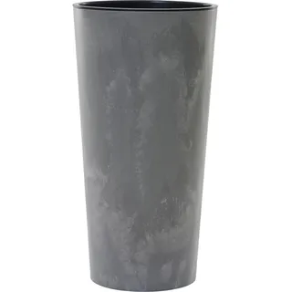 Siena Garden Pflanzgefäße LOCON Stone grau Betonoptik, 25 x 46,5 cm Kunststoffgefäß mit Einsatz