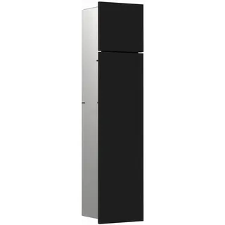 EMCO Asis Pure Hochschrank 73 x 17 cm Schwarz Matt MDF