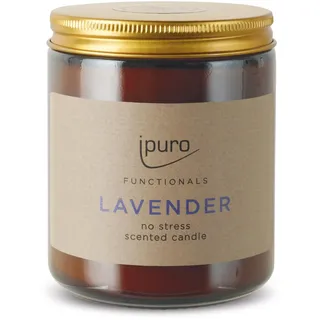 ipuro FUNCTIONALS Lavender Duftkerze 200 g lila