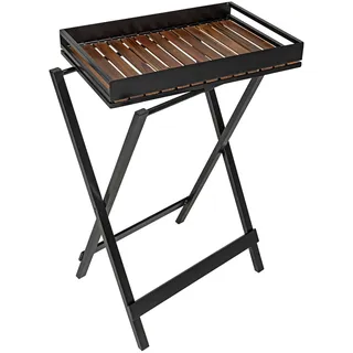 Wenko »Beistelltisch Modell Taba« klappbar, abnehmbares Akazienholz-Tablett, überdacht outdoorgeeignet,