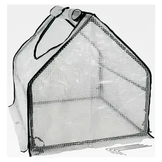 Mini-Gewächshaus 60x60x60 cm für Hochbeete wetterfestes Pflanzenschutzgewächshaus