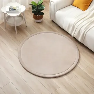 Hakuna Matte Wolkenweiche Spielmatte Baby 120x120x2,5cm, beige – Teppich für Kinderzimmer mit hochwertigem Memory-Schaum – Krabbelmatte Baby mit Rutschfester Unterseite – Krabbeldecke, Tatami Matte