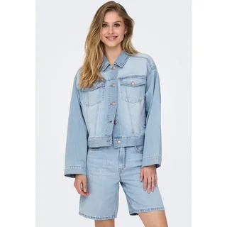 Only Jeansjacke "ONLROBYN L/S DNM JACKET PIM OY", light blau denim),