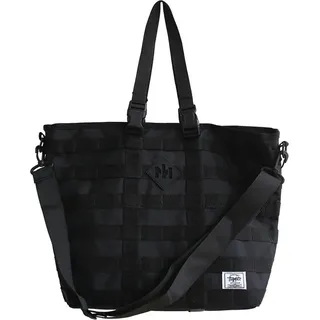 INF Black Shoulder Bag - Stylische Tote Bag für den täglichen Gebrauch - Schwarz