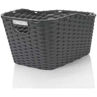 XLC Fahrradkorb Polyrattan schwarz
