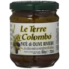 Le Terre di Colombo – Riviera-Olivenpaste in nativem Olivenöl extra (10 %), 6er-Packung, 212 ml