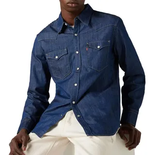 Levi's Langarmhemd Blau L