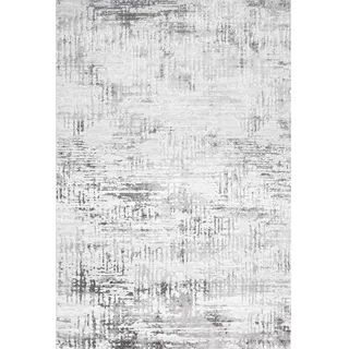 Novel Webteppich Harmony, Hellgrau, Textil, Vintage, rechteckig, 80x150 cm, Oeko-Tex® Standard 100, pflegeleicht, Teppiche , Böden, Teppiche, Moderne Teppiche