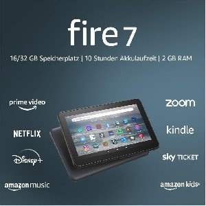 Fire 7-Tablet (7&#8243;, 16 GB, 12. Gen) um 55,45 € statt 75,62 €