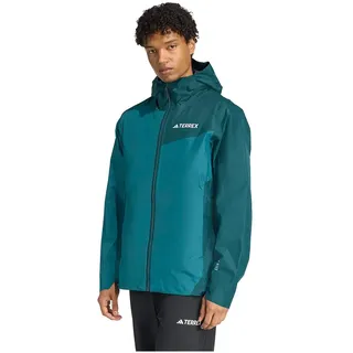 adidas Terrex Multi 2.5l Rain.rdy Jacke - Mystery Green / Aurora Ivy - M