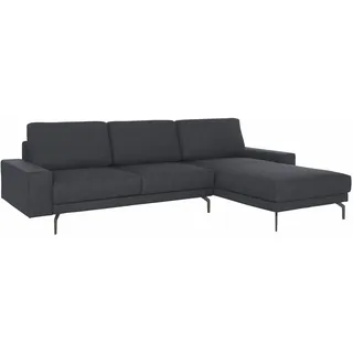 Creation BY ROLF BENZ Ecksofa »CR.450, Designecksofa, Polsterecke, L-Form« Armlehne breit und niedrig, Alugussfüße in umbragrau, Breite 294 cm, grau