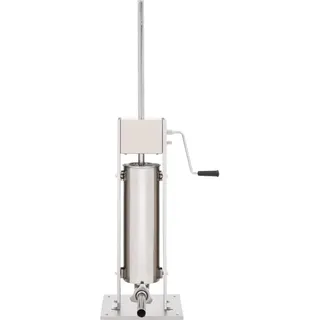 vidaXL Manueller Wurstfüller Silbern 7 L Edelstahl