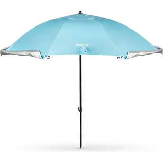 Strandschirm Windschutz 2-in-1 XXL 240cm Blau