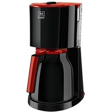 Melitta 1017-10 Enjoy Therm Filter-Kaffeemaschine, schwarz - rot
