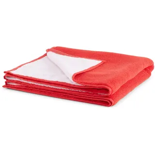Puma TEAM Towel Handtuch 70 x 140 cm rot-weiß