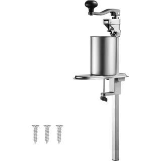 Vevor manueller Tischdosenöffner für Dosen bis zu 40 cm Höhe, höhenverstellbarer Konservenöffner mit Schrauben & Tischklemme, Büchsenöffner für Restaurants Hotels