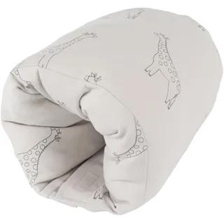 LaLoona Stillhilfe & Reisestillkissen | Kleines Mini Stillkissen für unterwegs, weiche Armauflage zum Stillen & Füttern | Oeko-TEX® Standard 100, Bezug: abnehmbar & waschbar - Beige