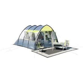 Brunner 0102044N.C52 Zeltteppich Balmat Premium, Grau, Weiß