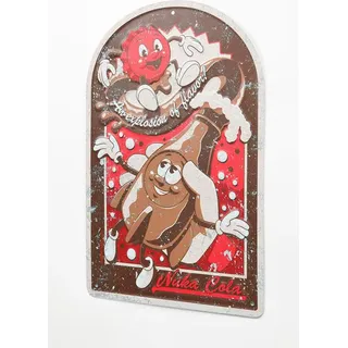 Devplus Fallout Vintage Werbeschild Aus Metall 30x45 Cm One Size