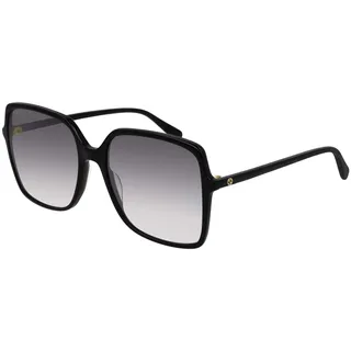 GUCCI Womens GG0544S Sunglasses, Black-Black-Grey, 57