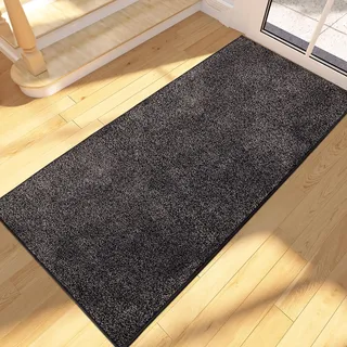 FCSDETAIL Schmutzfangmatte Innen Lang 60 x 150 cm, rutschfeste waschbare Fußmatte, absorbierend Türmatte, Fussmatte Läufer Teppich für Hund, Eingang, Flur, Küchen, Korridor