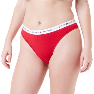 Tommy Hilfiger THONG CURVE Stringtangas Damen, Rot (Primary Red), XXL