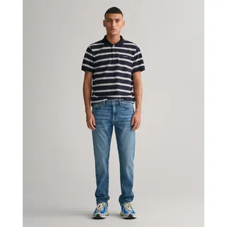 GANT Slim-fit-Jeans »SLIM GANT JEANS« Gant MID BLUE WORN IN