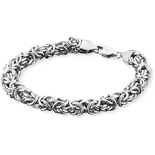 Save Brave Dean Königskettenarmband Herren Armband aus hochwertigem poliertem Edelstahl - Länge 23 cm - ohne Nickel, ohne Blei - inkl. Schmuckverpackung