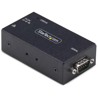 Startech StarTech.com 1-Port Seriell auf Ethernet Adapter, Serial to IP Server, Wand/DIN Montage, RS232 Ethernet Adapter/Konverter