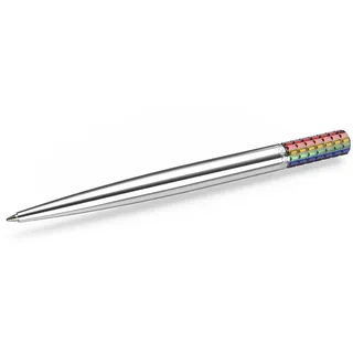 Swarovski Lucent Kugelschreiber, Mehrfarbiger, Verchromter Stift mit Edlen Swarovski Kristallen