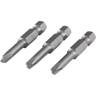 Wolfcraft GmbH wolfcraft Schraubendreherklingen-Set Solid safety, Tri-Wing I 1268000 I 50 mm lang I für Handschraubendreher und Akkuschrauber mit 1/4" Schaftaufnahme