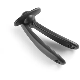 HENDI Dosenöffner, Sicherheitsdosenöffner, Geschirrspülmaschinengeeignet, 190mm, Edelstahl/Polypropylen, Schwarz