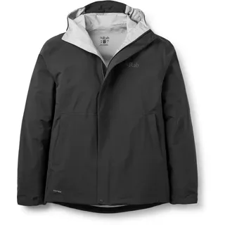 Rab Firewall Regenjacke Unisex Schwarz S
