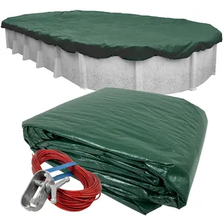 Robelle 322141-4 Poolabdeckung für Winter, Dura-Guard, 6,4 x 12,5 m Aufstellpools