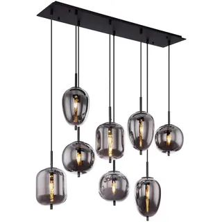 Dieter Knoll Hängeleuchte , Schwarz , Metall, Glas , 34x120x94 cm , Lampen & Leuchten, Innenbeleuchtung, Hängeleuchten, Pendelleuchten