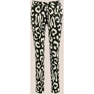 MADELEINE Stoffhose »Hose Druckhose mit kontraststarkem Animal-Print«