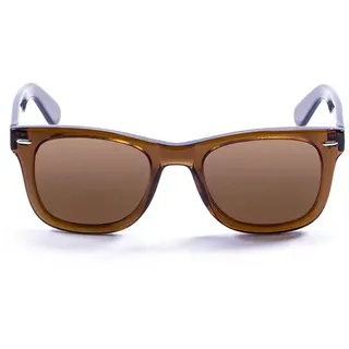 Ocean Sunglasses Lowers Polarisierte Sonnenbrille - Dark Brown Transparent - One Size