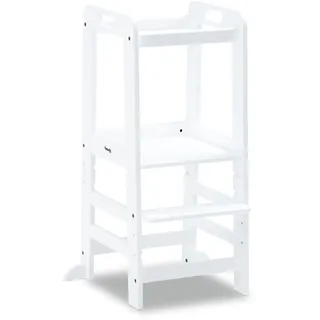 hauck Lernturm Learn N Explore 46 x 90,5 x 54 cm Buche massiv weiß