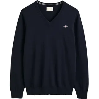 GANT Pullover mit V-Ausschnitt aus Einer Baumwoll-Wollmischung Herren