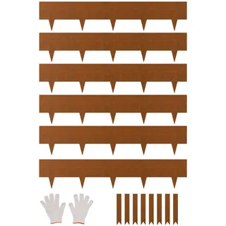 Vevor Rasenkante 1016 x 203,2 mm 6 Stück Metall