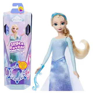 Mattel JBG59 Disney Die Eiskönigin Spin & Reveal Elsa