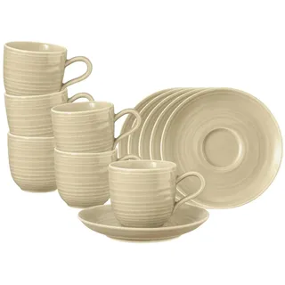 SELTMANN WEIDEN Espressotasse mit Untertasse 0,09 l Sandbeige 6 St.