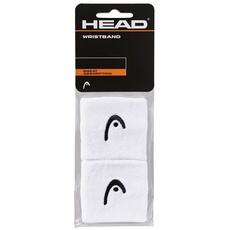 HEAD Unisex-Erwachsene 2,5 Schweißband, weiß, Einheitsgröße