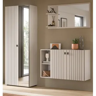 inn.furn Garderobe Set 3-teilig Loreno Beige
