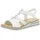 Damen Sandaletten V0687, Frauen Sandalen,Ladies,Sommerschuhe,Freizeitschuhe,offene,Strandschuhe,Sommersandalen,Lady,Weiss (80),39 EU / 6 UK
