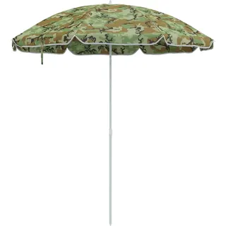 Strandparasol Tarnung 263 x 263 x 272 cm Polyester und Metall